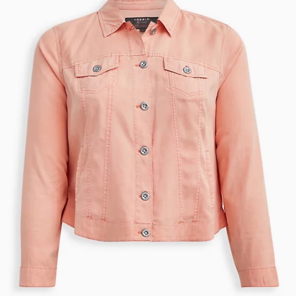 Peach 🍑 light weight bomber jacket